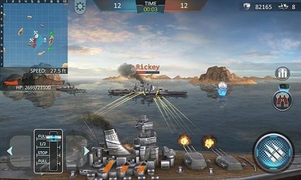 戰(zhàn)艦突襲3D無限金幣版v1.0.6截圖3