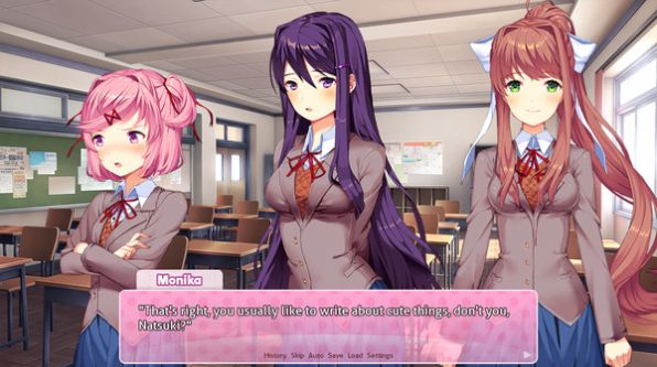 Doki Doki literary club截圖2