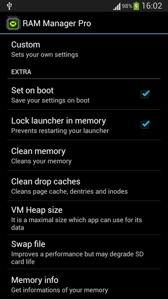 Ram Manager Pro截圖2
