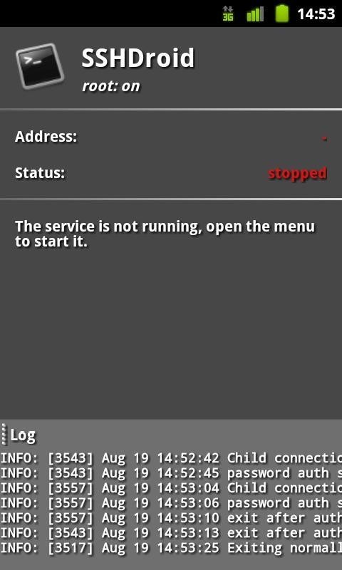 SSHDroid截圖1