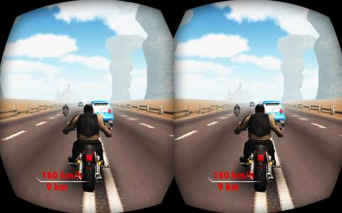 公路特技自行车骑士VR截图3