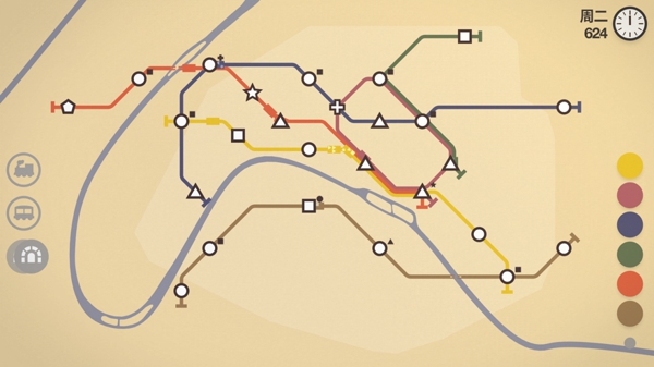 MiniMetro迷你地鐵ios版截圖4