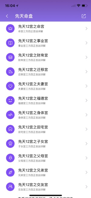 紫薇斗數(shù)iPhone版截圖4