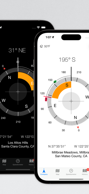 GPS車(chē)速表和指南針iPhone版截圖10