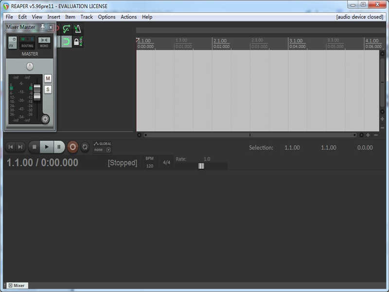 Reaper(音頻編輯) 32位PC版截圖1