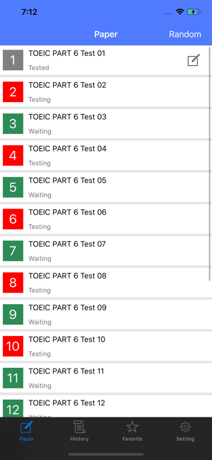 TOEICTestPart6閱讀模擬試題240題iPhone版截圖1