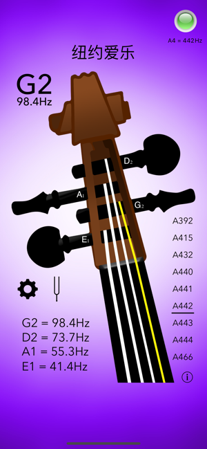 低音提琴調(diào)音器專業(yè)版iPhone版截圖5