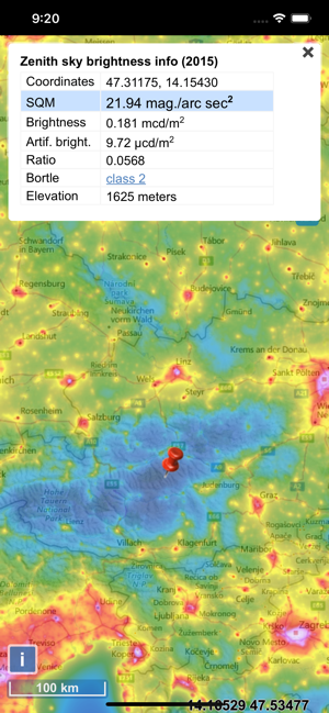 LightPollutionMapiPhone版截圖2