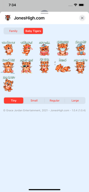 JonesHigh.comStickersiPhone版截圖1