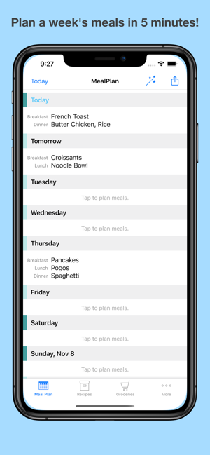 MealPlan+iPhone版截圖1