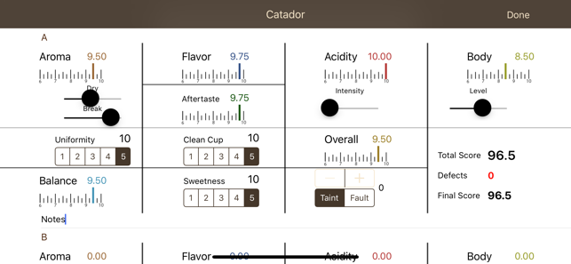 CatadorCuppingiPhone版截圖1