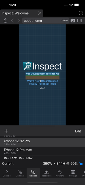 InspectBrowseriPhone版截圖7