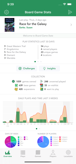 BoardGameStatsiPhone版截圖1