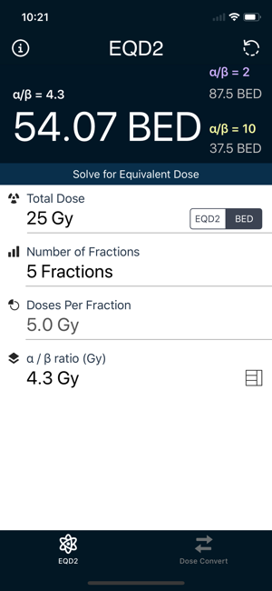 EQD2CalculatoriPhone版截圖2