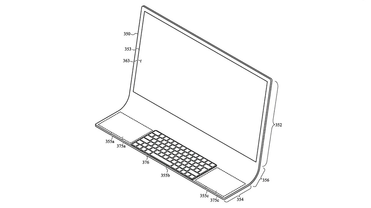 蘋果新專利：配有屏幕曲面玻璃的 iMac