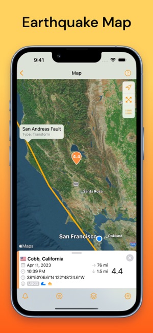QuakeFeedEarthquakeTrackeriPhone版截圖5