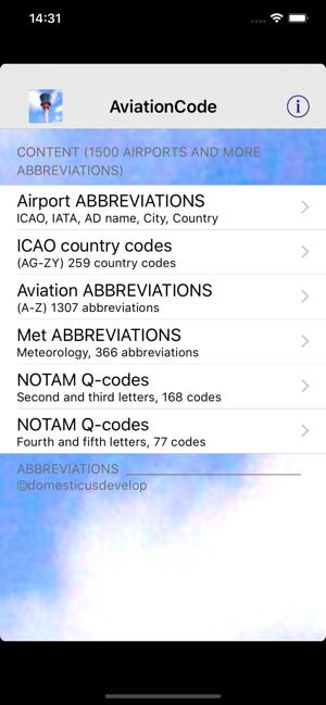 AviationCodeiPhone版截圖1