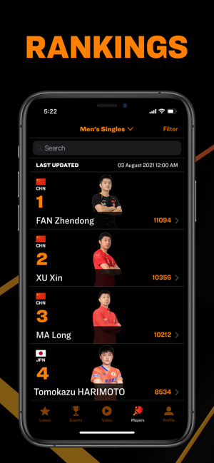 WorldTableTennisAppiPhone版截圖2