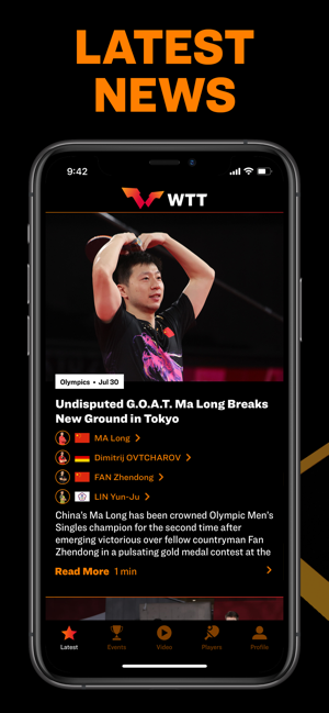 WorldTableTennisAppiPhone版截圖1