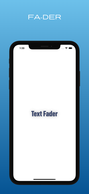 TextFaderiPhone版截圖1