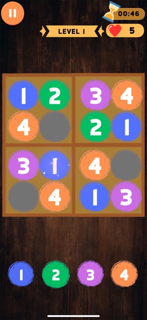 Soduko Wood Puzzle: Brain GameiPhone版截圖1