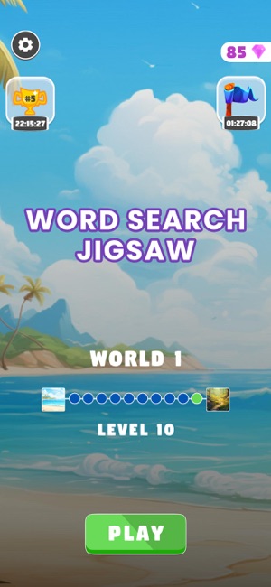 Word Search JigsawiPhone版截圖5