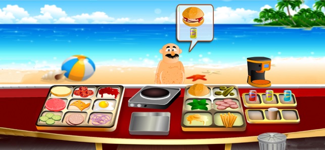 Burger Cooking Shop Chef GameiPhone版截圖2