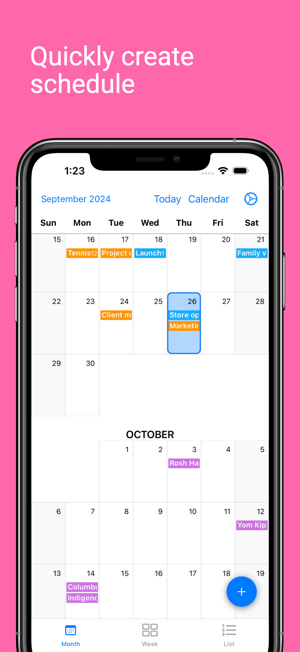 Calendar 7: daily planneriPhone版截圖1