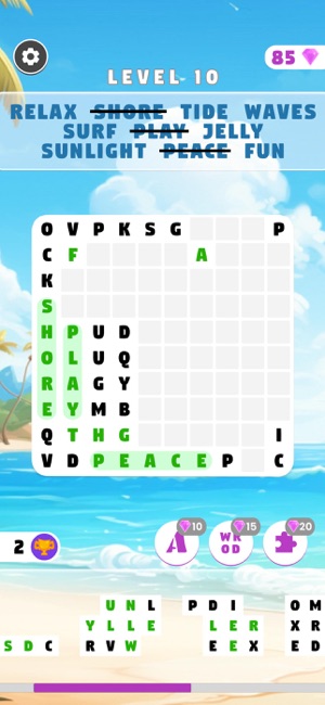 Word Search JigsawiPhone版截圖2