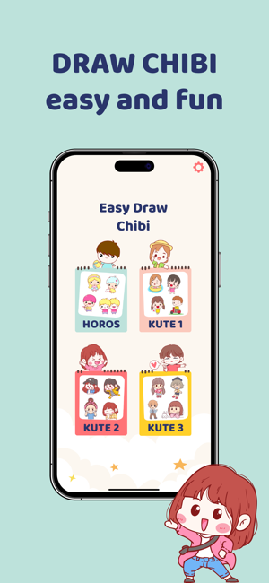 Easy Draw ChibiiPhone版截圖1