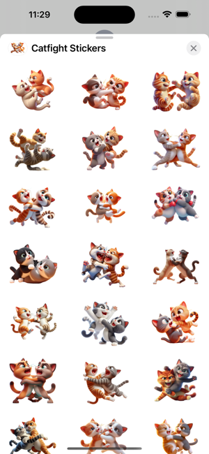 Catfight StickersiPhone版截圖1