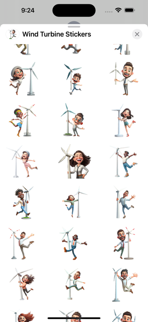 Wind Turbine StickersiPhone版截圖2