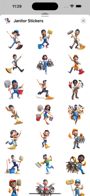 Janitor StickersiPhone版截圖1