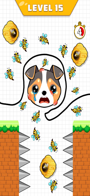 Save The Dog vs Bee GameiPhone版截圖2