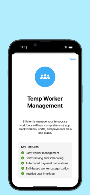 Temporary Worker ManagementiPhone版截圖2