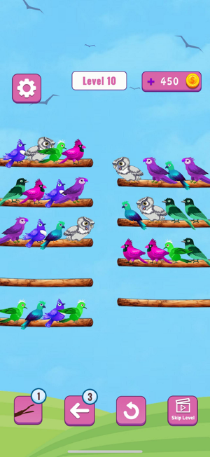 Bird Sort Puzzle Fun GameiPhone版截圖5