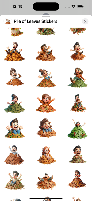 Pile of Leaves StickersiPhone版截圖2