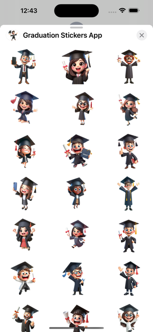 Graduation Stickers AppiPhone版截圖1