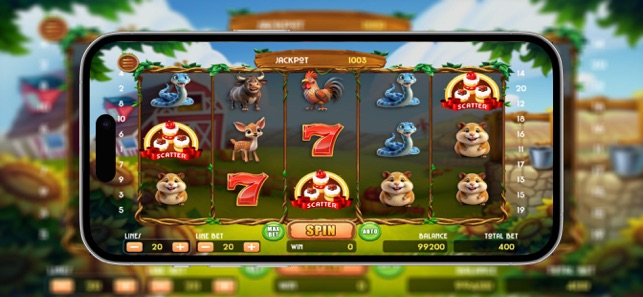 Lucky Animal Slots MachineiPhone版截圖2