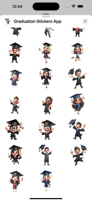 Graduation Stickers AppiPhone版截圖3