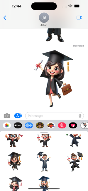 Graduation Stickers AppiPhone版截圖5