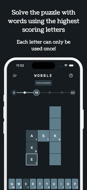 Wobble: Daily Word PuzzleiPhone版截圖2