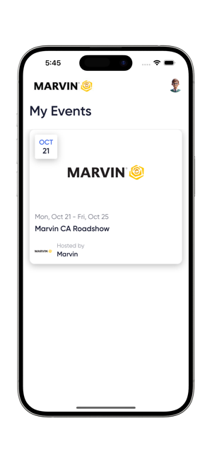 Marvin EventsiPhone版截圖1