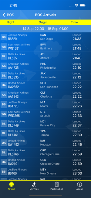 BostonAirportInfo+RadariPhone版截圖2