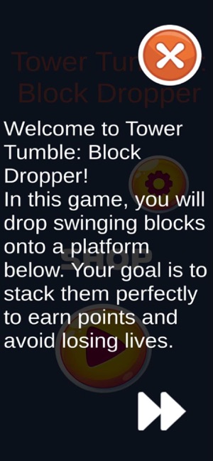 Tower Tumble : Block DropperiPhone版截圖4