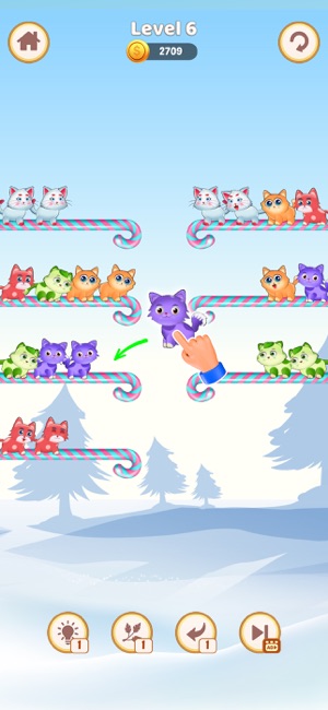 Cats Color Sorting GamesiPhone版截圖2