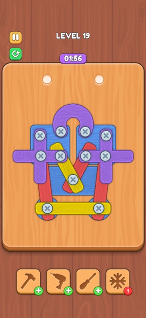 Screw Jam Puzzle: Nuts & BoltsiPhone版截圖6