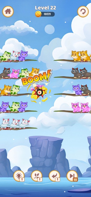 Cats Color Sorting GamesiPhone版截圖4