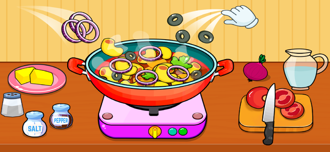 Kitchen Set Kit Cooking GamesiPhone版截圖4