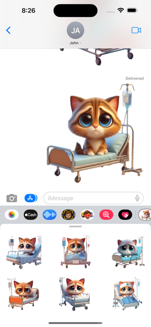 Sick Kitten StickersiPhone版截圖6